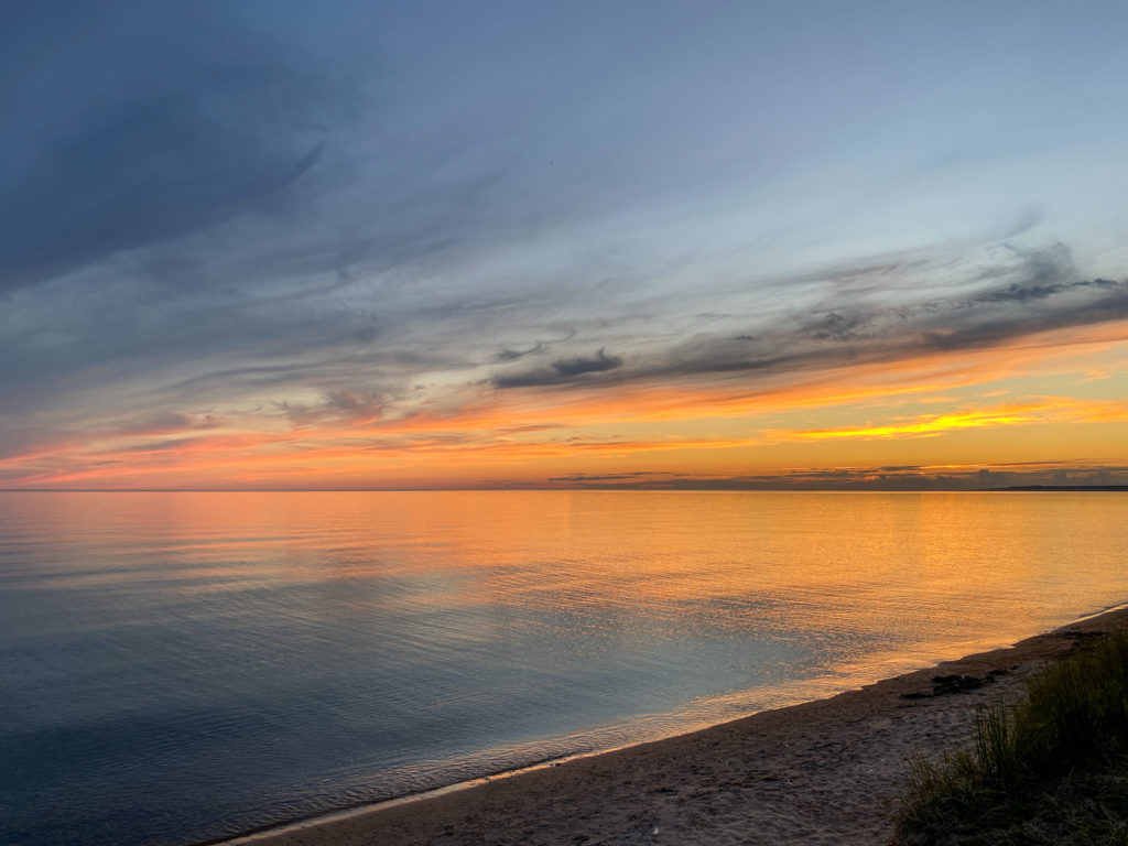 Sunset at Lake Michigan